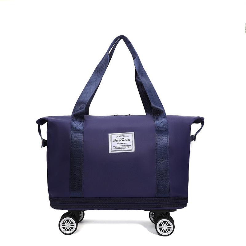 Cestovní taška univerzální kolečka expable line vysokoškolský student Li bag velká kapacita suché mokré separační úložný prostor obchodní cesty fitness taška