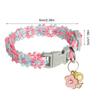 Pet Collar With Bell Colorful Dog Puppy Kitten Collar Adjustable Safety Bell Ring Necklace Cat Collar Anti-lost Pet Supplies