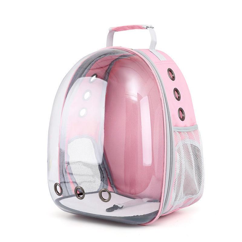 Pet carrying bag space Space capsule dual-shoulder backpack Breathable transparent backpack Cat and dog transportation bag