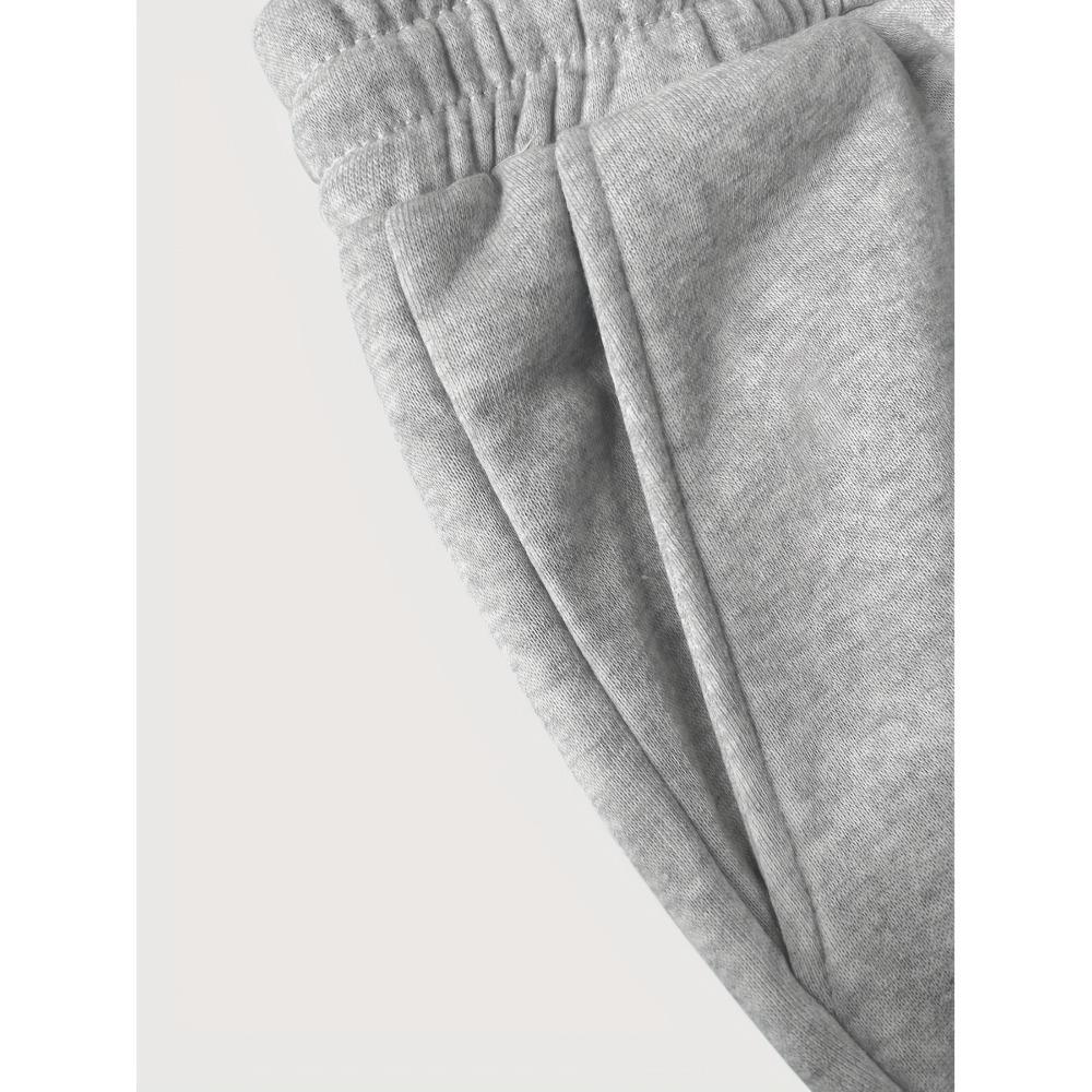 Street Style Gothic Printed Elastic Straight Leg Pants Loose Winter Pants, Casual Street Wear for Autumn and Winter