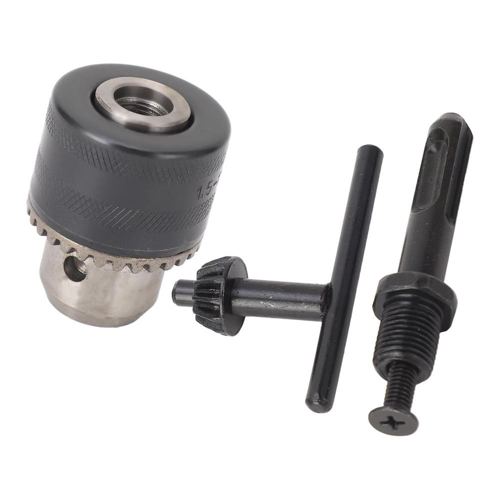 1/2-20UNF Thread Keyed Drill Chuck 1.5-13mm Capacity Three Jaw Drill Chuck  Fixing Drilling
