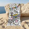 Cloud Cat Z-ZOA Beach Towel For Beaches Yoga Studios Gyms Hot Springs Swimming Pools And Picnics