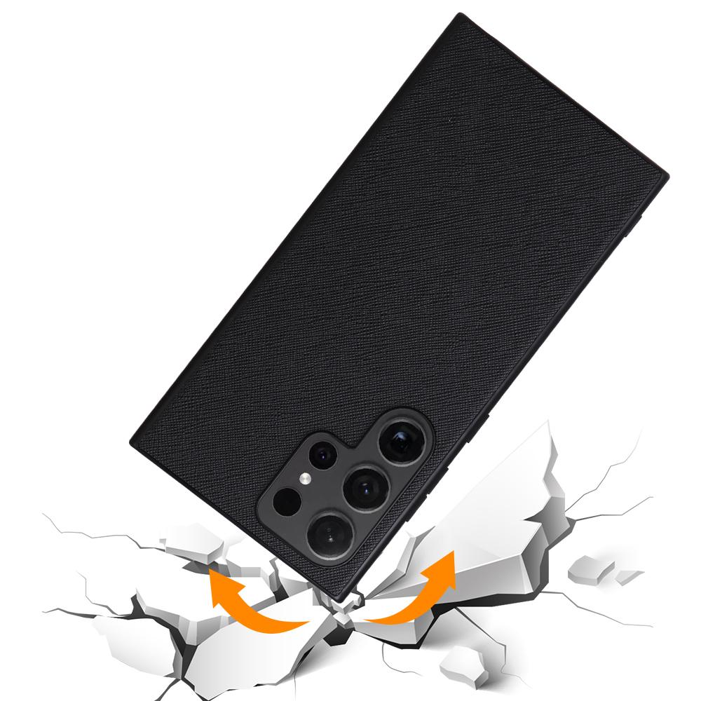 For Samsung Galaxy S25 Ultra Case PU Leather +TPU+PC Phone Back Cover