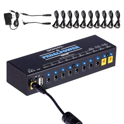 GOKKO AUDIO Power Supply for Effector Pedal Electric Guitar Power Supply 10 Independent DC Output Power Supply PSE Certified 9V/12V/18V (Plus)