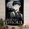 Tokyo Ghoul Cartoon Tapestry Hippie Flower Wall Carpets Dorm Decor Art Home Decor