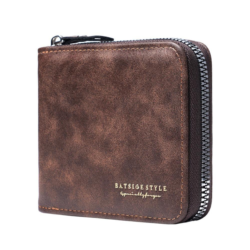 Multi-functional Men's Wallet PU Leather Credit Card Holder Mini Short Card Bag Wallet Organizer