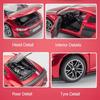 1:32 R8 V10 Plus C260l Alloy Diecast Car Model Toys Sound Light Pull Back Doors Opened Rubber Tires Miniature Vehices Boys Gifts