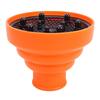 Hair Dryer Diffuser Attachment Silicone Foldable Blow Dryer Diffuser for Curly Hair Orange