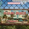 2D Plane-This Is A 2D Plane Retro Metal Sign with A Theme of Miami Beach and A Size of 11.8×5.9 Inch.It Shows A Retro Design with Classic Cars and