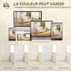Two-Seater Corduroy Sofa, 134 cm Wide, Upholstered Seat, Spring Cushion, Cream