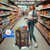 SELORSS WL56 Folding Carry Cart Shopping Cart Lightweight and Compact Design Large Capacity 70L Load Capacity 35kg Mesh Design for Easy Cleaning