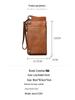 Vintage Genuine Leather Multifunctional Clutch: Top Layer Cowhide Unisex Long Wallet & Card Holder