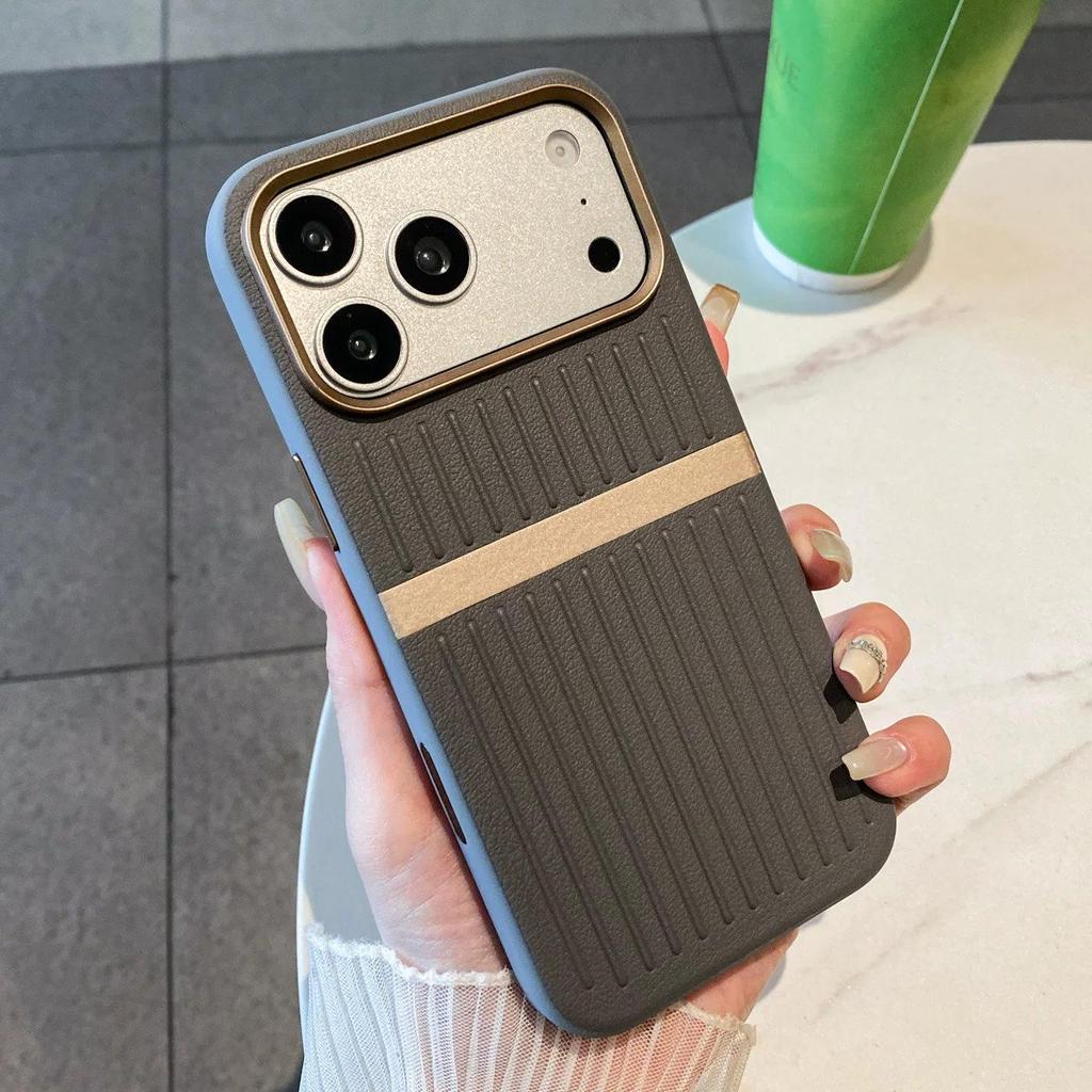 Luggage Magnetic Series Protective Case for iPhone 17 Pro Max with Apple 16 AI Button & Full Coverage