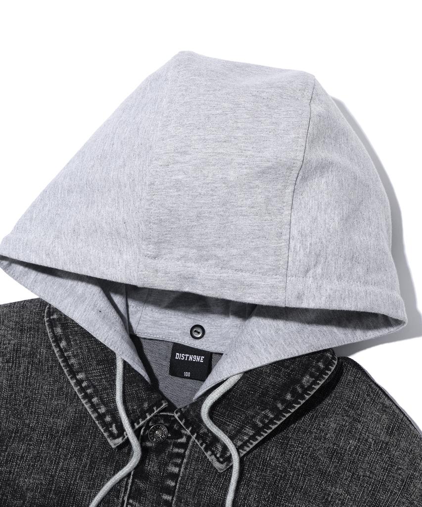 Dist Nine Long Sleeve Denim Shirt Grey (Lp1Yu093-072)
