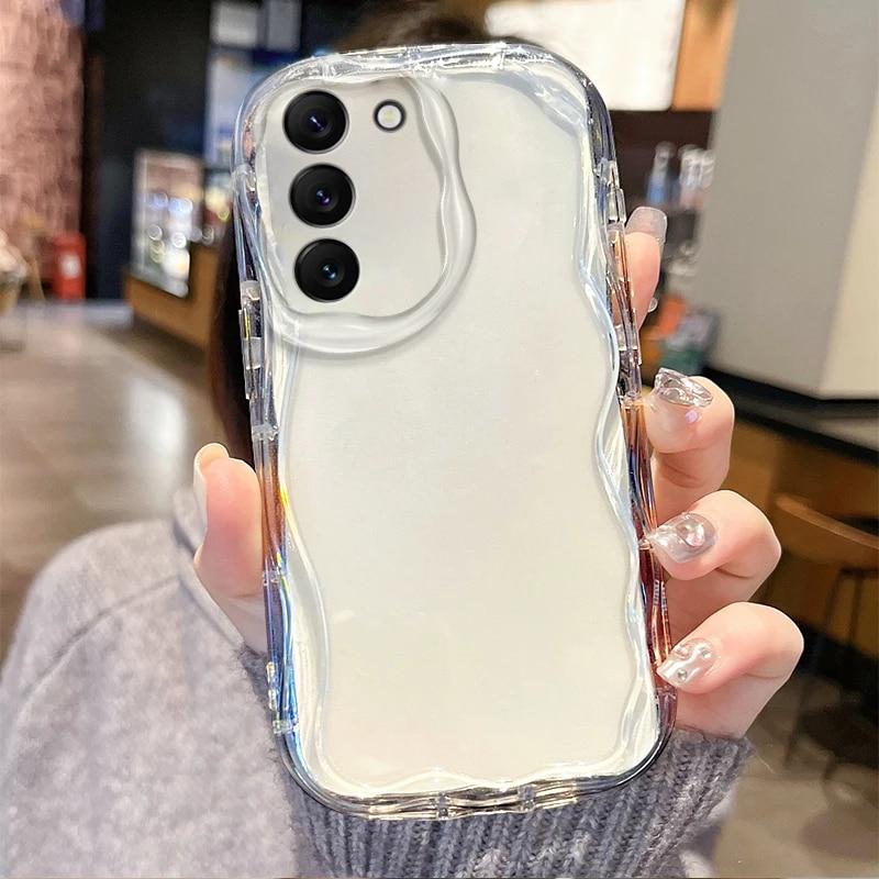

Прозорий TPU Wave Soft для Samsung A55 A54 5G A 54 A53 A35 A34 A52S A52 A51 A14 A13 A50 A32 A30 A24 A25 A22 A23 A12 Чохол For Samsung A53 5G чистий