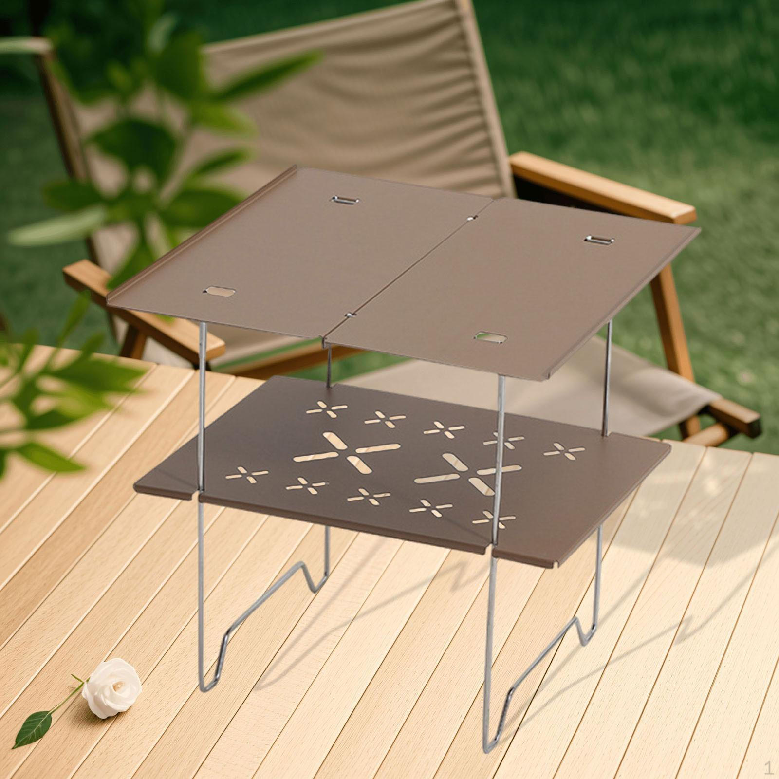 

Складной походный стол, небольшой складной стол, походный чай для отдыха на природе, барбекю, патио, хаки