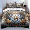 Angel-Themed Religious Decor Set Multiple Sizes Kid'S And Adults' Bedroom Exquisite 3Pc Bedding Set, Gift