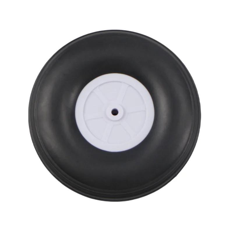 RC Model Aircraft PU Rubber Tires: 1-5 Inch Fixed-Wing Sponge Simulation Wheels