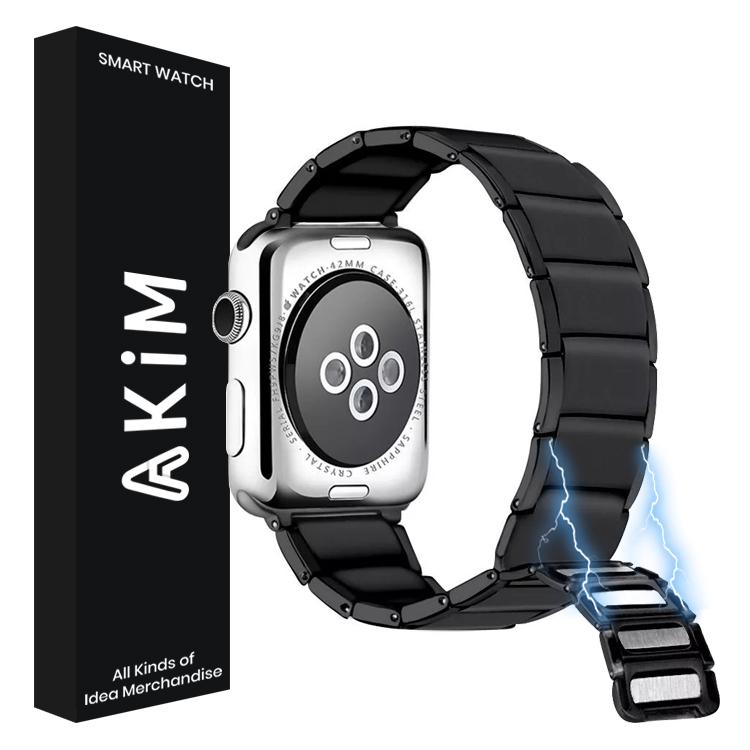 Akim Apple Watch 11 10 Ultra 3 9 8 7 Se 2Nd Gen 6 5 4 Heidelberg Magnetic Metal Strap