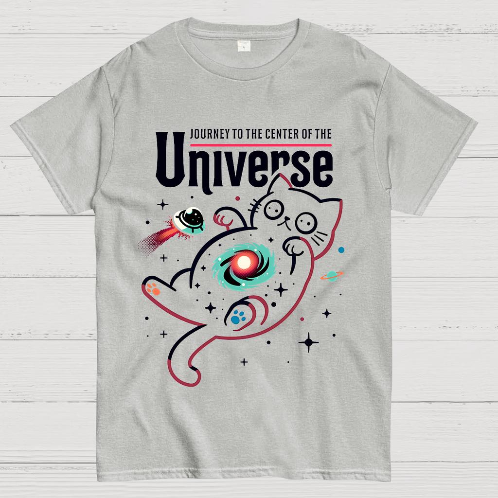 Journey to the Center of the Universe Cotton Summer Casual Cool Loose T-Shirt