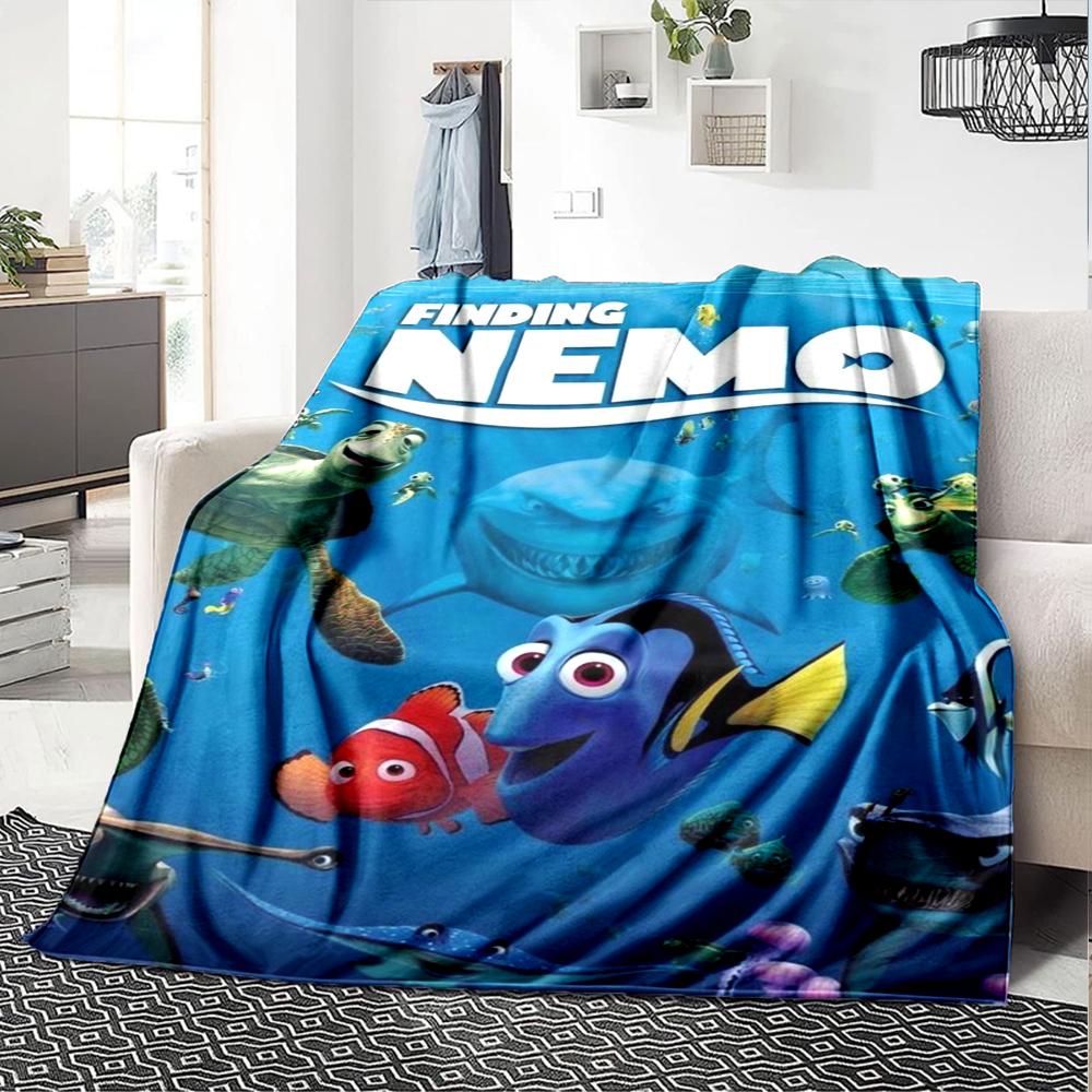 Nemo Theme Printed Blanket - Perfect for Couch, Bed, Travel & Outdoor Use | Machine Washable, Cozy & Durable.