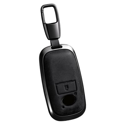 Smart Key Case, Compatible with Cars, New Rumie Key Cover, RAIZE, Rocky, TAFT Leather Key Cover (One-black)
