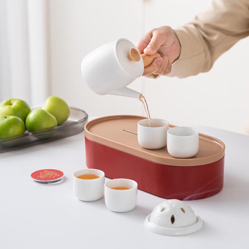 Lantai Sifang Xinglong Kung Fu Travel Tea Set