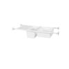 Japanese Telescopic Under-Sink Storage Rack with Hanging Rod and Spice Organizer Basket
