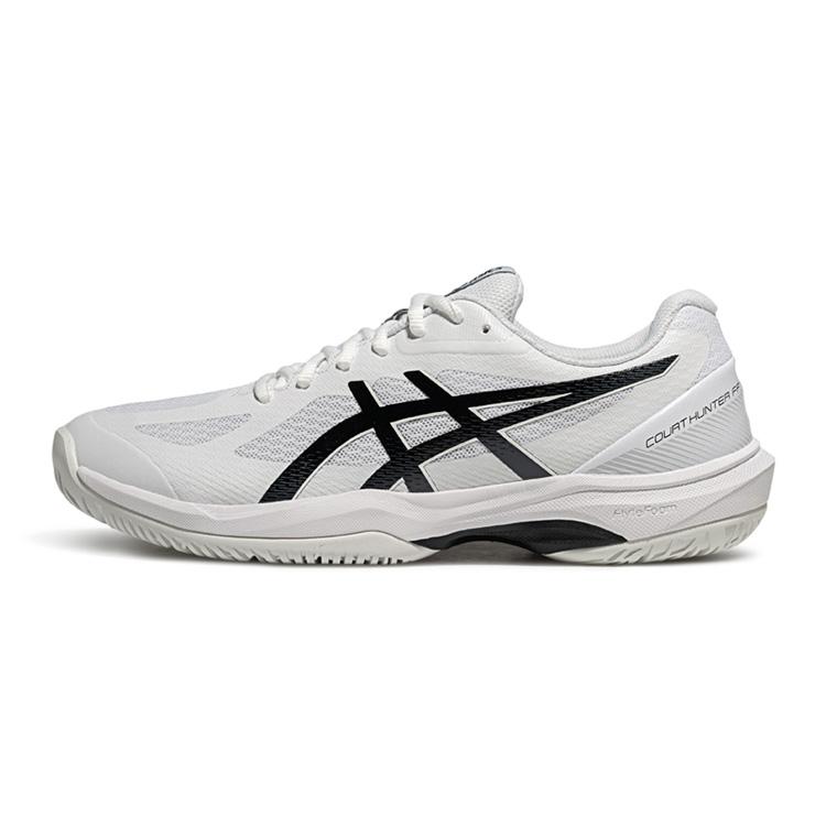

ASICS COURT HUNTER FF Slip Resistant Low top Badminton Shoes Men s White Black Sneakers 1071A111-101 39.5