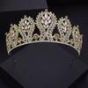 Luxus Wunderschöne Kristall Hochzeit Krone Kopfschmuck Braut Tiaras für Frauen Braut Diadem Haar Schmuck Royal Queen Kopf Zubehör