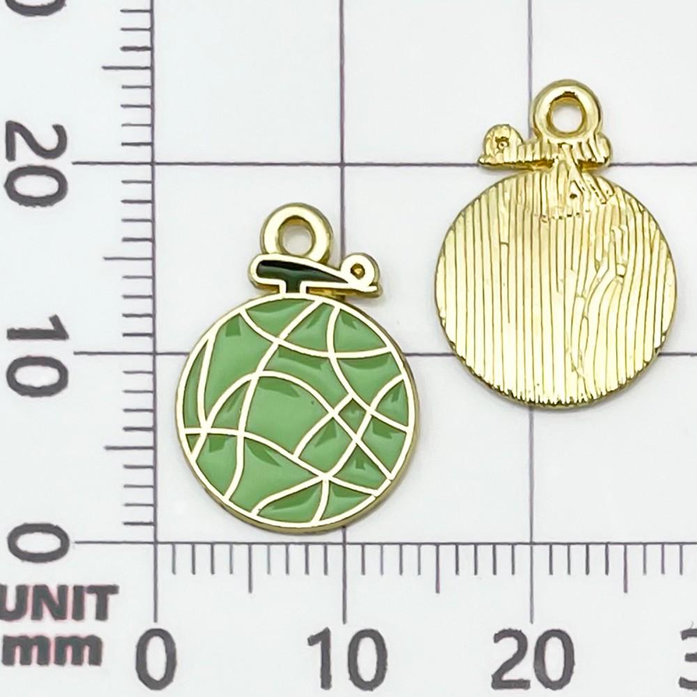 30 Colorful Fruit Enamel Pendants for DIY Jewelry - Apples, Watermelons, Cherries