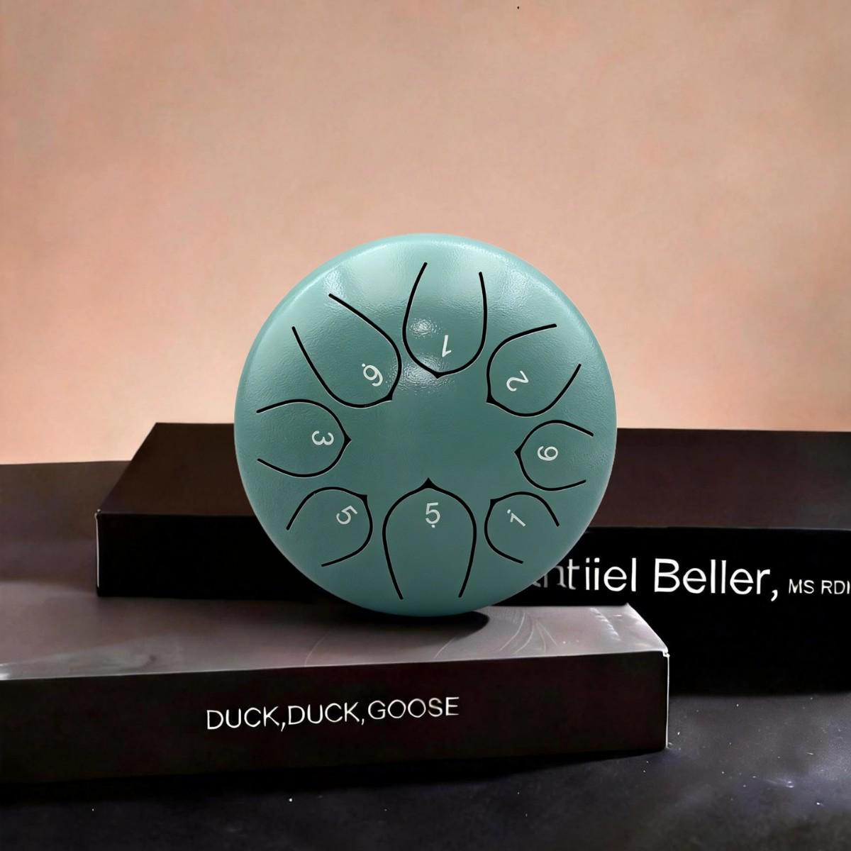 Anemone 6-Inch 8-Tone Steel Tongue Drum – Worry-Free Ethereal Percussion for Children s Enlightenment