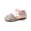 Girls Half Sandals Kids Princess Flat Shoes with Lace Ribbon 2025 Spring Summer Bow-knot Pearl Heart Shape Rhinestone Sweet Chic