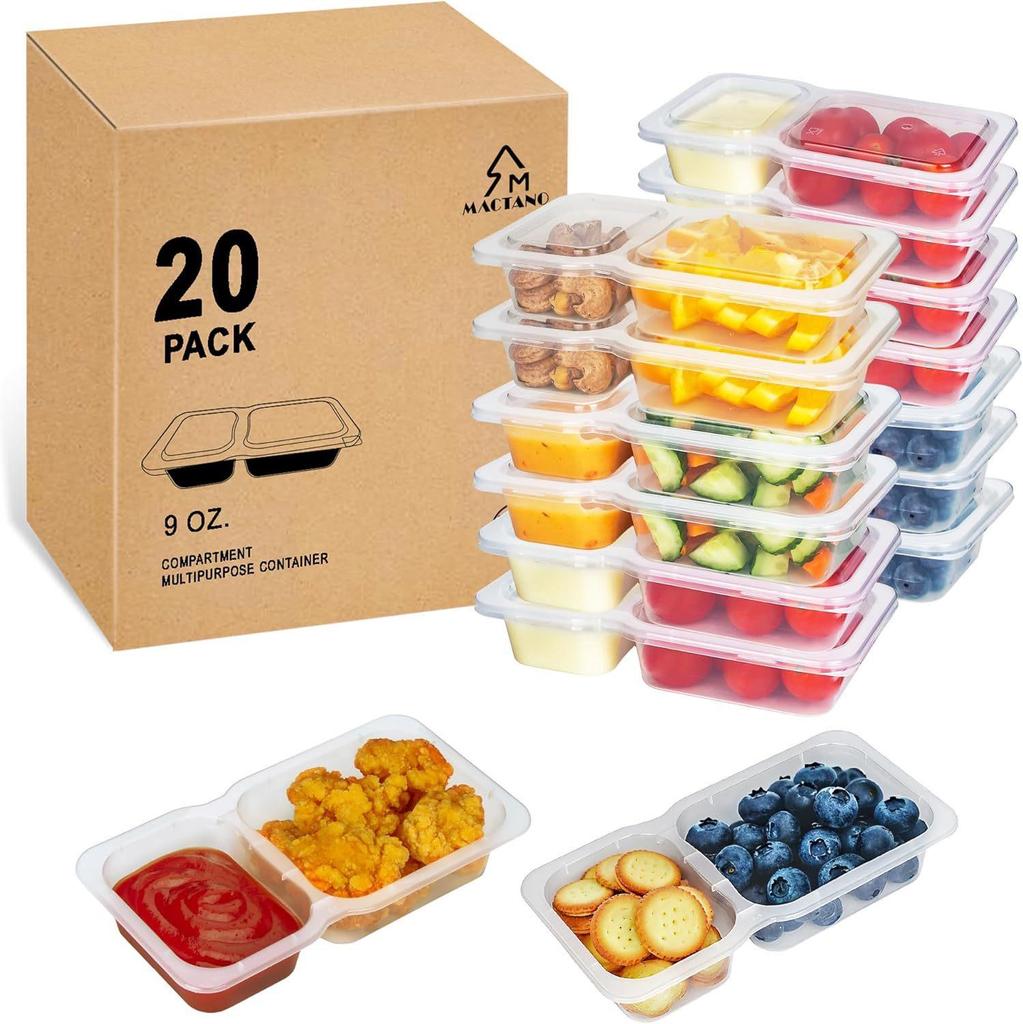 Disposable Dipping Sauce & Seasoning Box – Ideal for Oil, Vinegar, Chili Sauce & More