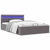 VidaXL Bed Frames with Hydraulic Storage and LED Slat Base Adult Bed Double Bed Upholstered Bed Bedroom 285554