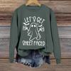 Halloween Sweatshirts For Women Cute Ghost Long Sleeve T Shirt Fashion Sweatshirt