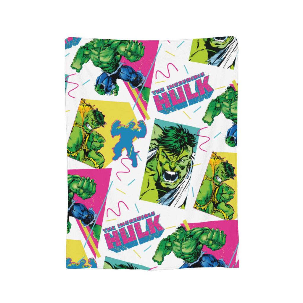 Hulk Retro Vintage Samt-Kuscheldecken Decke für Bettwäsche Sofa Super Warm Bettüberwurf,