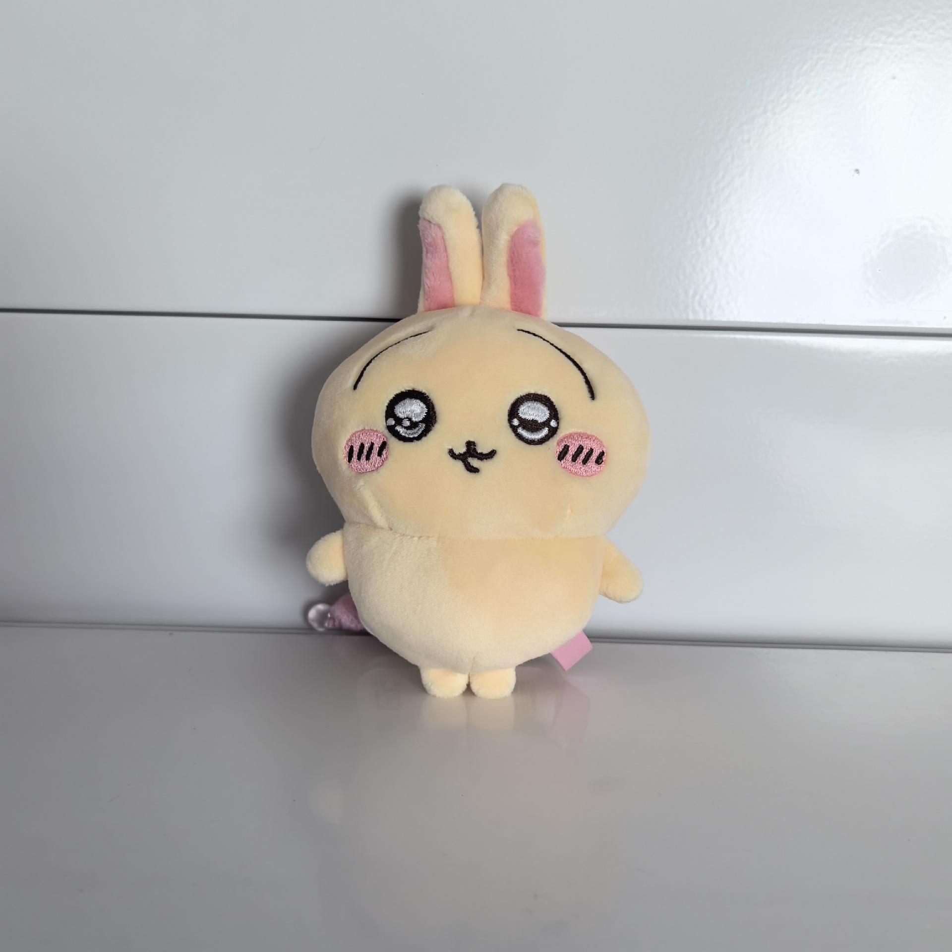 

New Chiikawa Plush Doll Big Eyes Peripheral Support Rabbit Usachi Usagi Concert Cute Doll Bag Pendant Back Packaging Decoration 10CM