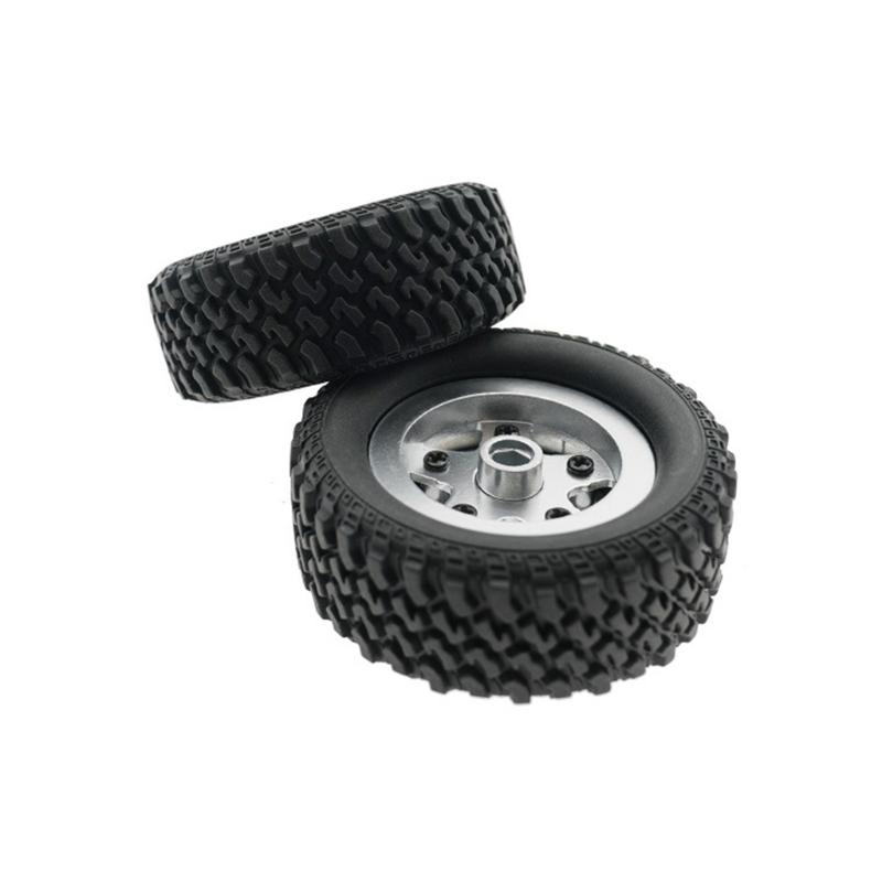 High Strength Metal Hub Tire Set Improves Vehicle Stability And Crawlers Safety For MN82/82S/LC79 Model Enthusiasts