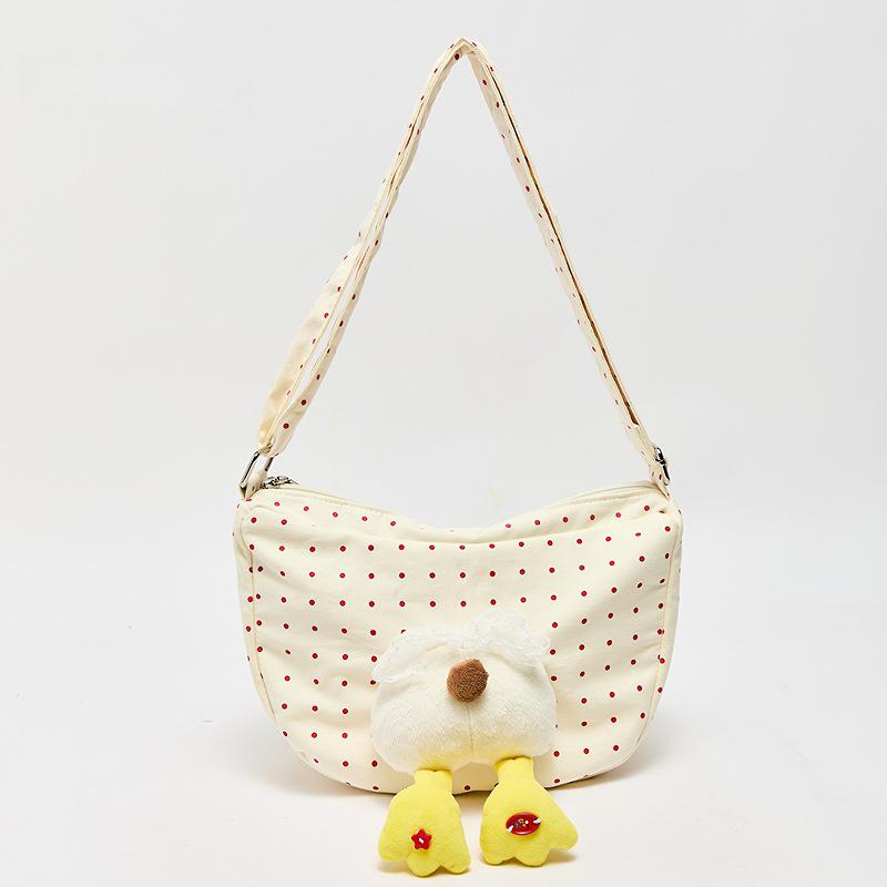 

2025 Autumn Women s Lively 3D Doll Dumpling Crossbody Bag