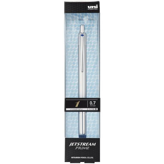 

Mitsubishi Pencil Jetstream Prime Retractable Ballpoint Easy to Write Oil-Based Pen, 0.7mm, Silver, With, SXN220007.26