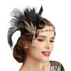 Elegant Cosplay Dress Headwear Vintage Headdress Temperament Feather Headband  Women