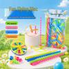 Bamboo Double-Winged Leaf Plastic Dragonfly Toy - Nostalgic Flying Fairy for Children