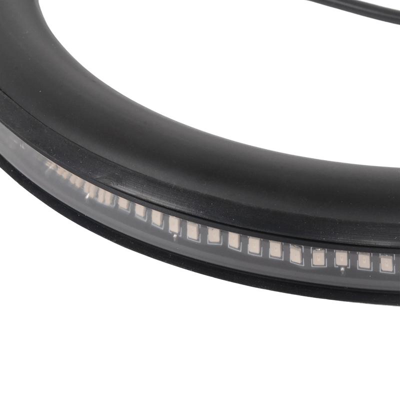 For BMW K100 K100LT K100RS K100RT K Series Motorcycle Rear Rack Holder Support Seat Tube Loop Frame Hoop With LED Light Strip