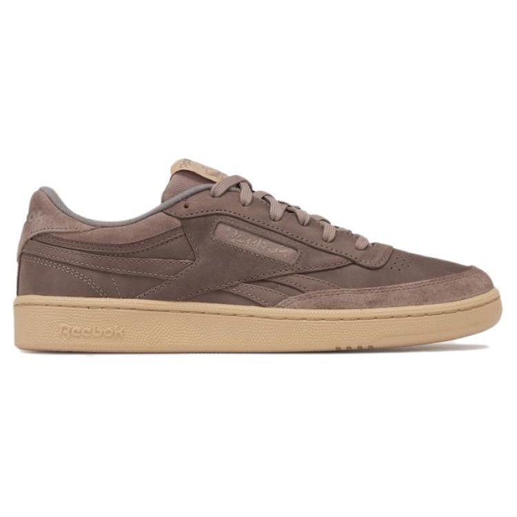 Reebok Club C REVENGE Comfort Wrap-Around Cushioning Balanced Lightweight Support Low-Top Skate ShoesUnisex Brown 100200780