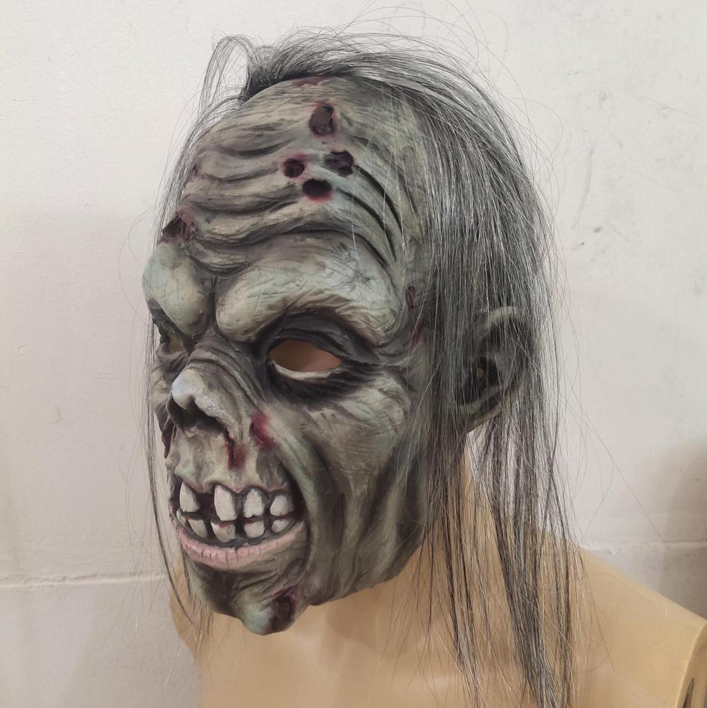 Zombie headgear, terrifying latex mask