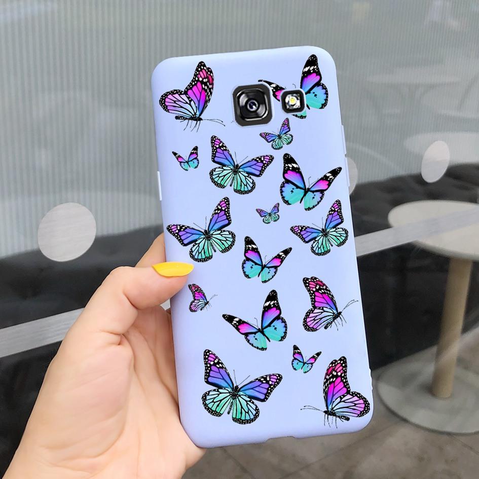 A5 2016 Case For Samsung Galaxy A5 2017 Cover A520 SM-A520F Popular Flower Shockproof Bumper For Samsung A5 2016 A510 Soft Funda