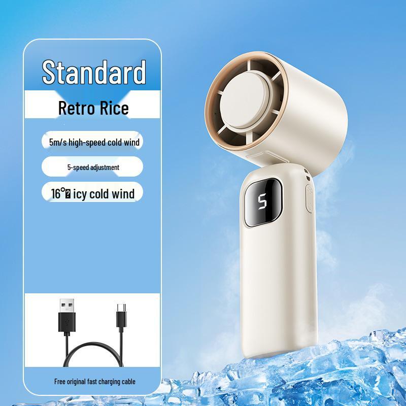 2026 High-Speed Silent Mini Fan for Dorms - Portable Summer Cooler
