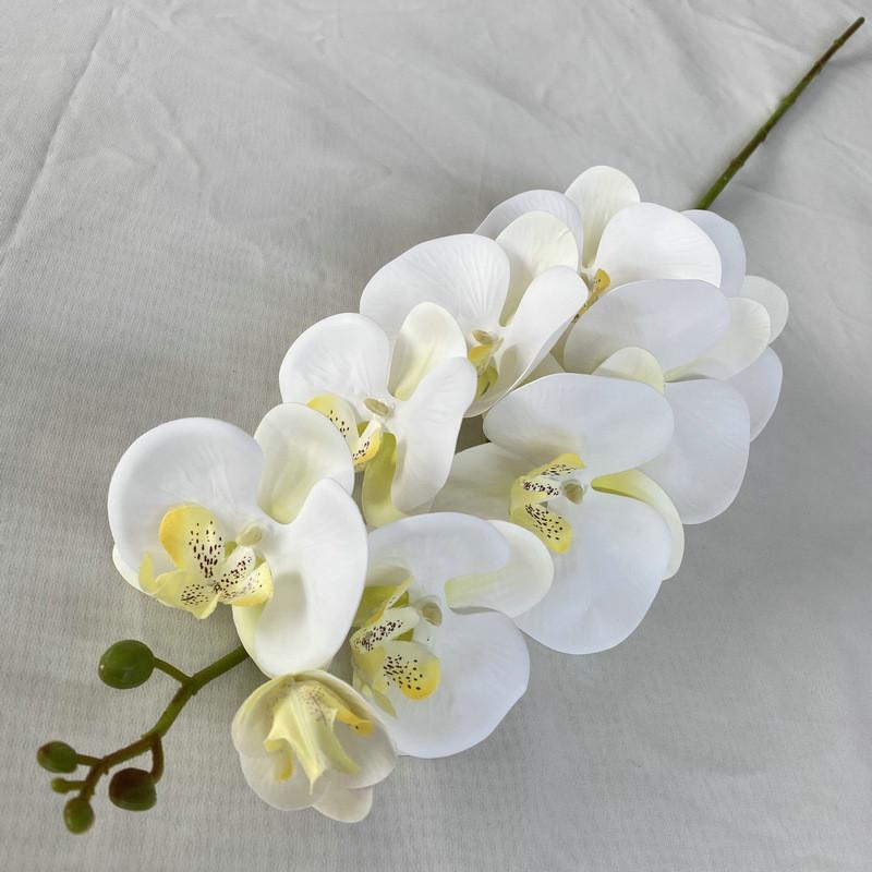 French 3d Phalaenopsis Artificial Flowers For Wedding Decor Home Display Hotel
