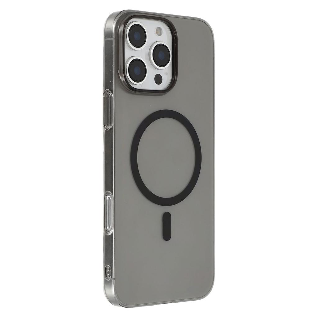 JAUCASE For iPhone 16 Pro Magnetic Case Hard PC Clear Back Phone Cover